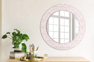 Bedrukte ronde spiegel Bloemblaadjes van bloemen