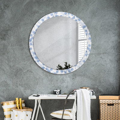 Ronde spiegel met decoratie Laadtakken