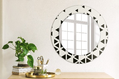 Ronde spiegel met decoratie Abstract geometrisch