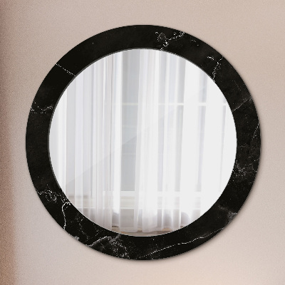 Ronde spiegel met decoratie Marmer