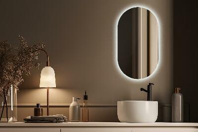 Ovale spiegel met verlichting