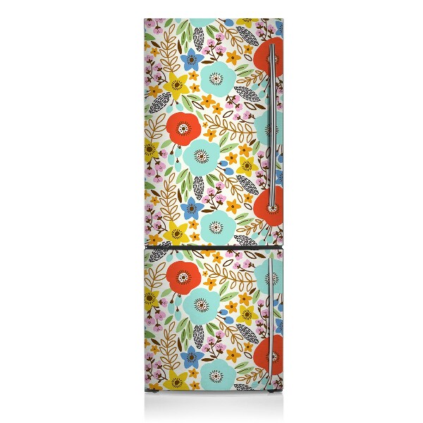 Magnetische bedrukte mat Weide bloemen