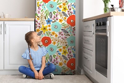 Magnetische bedrukte mat Weide bloemen