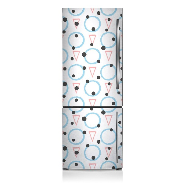 Magnetische bedrukte mat Wielen en driehoeken
