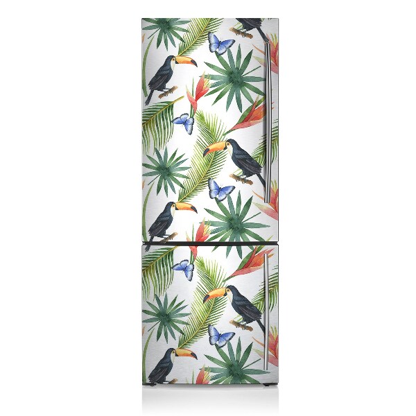Koelkast magneet Toucans op takken