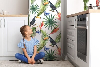 Koelkast magneet Toucans op takken
