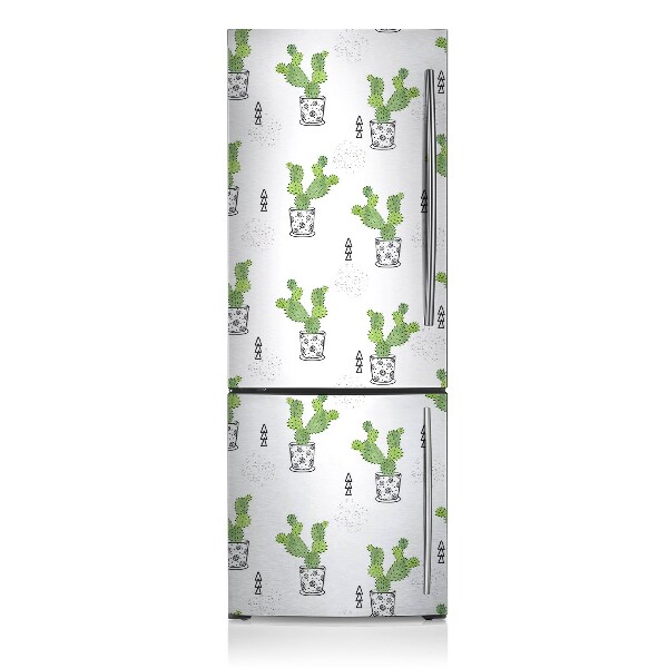 Magnetische bedrukte mat Groene cactussen