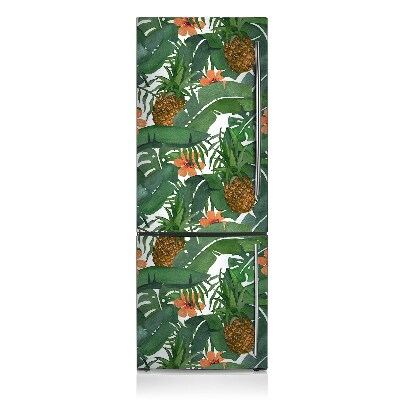 Magnetische bedrukte mat Tropische ananas