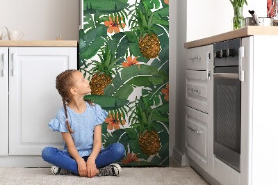 Magnetische bedrukte mat Tropische ananas