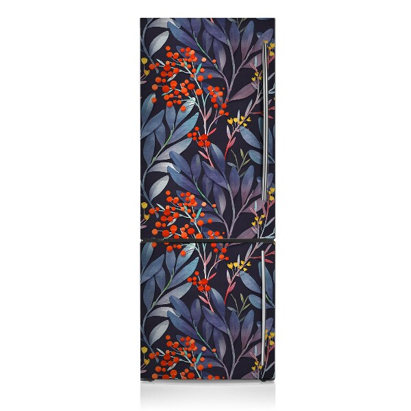 Koelkast magneet Grafische bloemen
