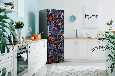 Koelkast magneet Grafische bloemen