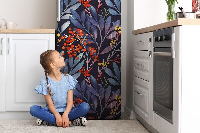 Koelkast magneet Grafische bloemen