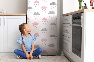 Magnetische bedrukte mat Minimalistische wolken