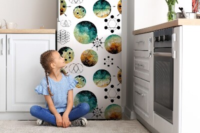 Koelkast magneet Galactisch patroon