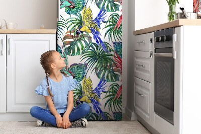 Magnetische bedrukte mat Papegaai