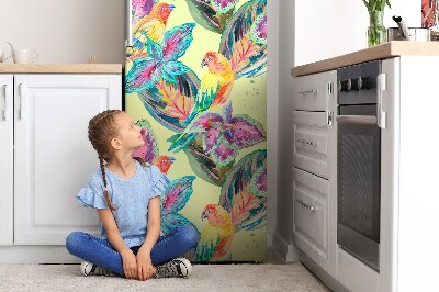 Magnetische bedrukte mat Kleurrijke papegaaien