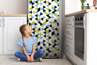 Magnetische bedrukte mat Vliegende driehoeken