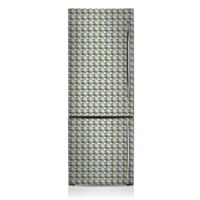Magnetische bedrukte mat Retro illusie