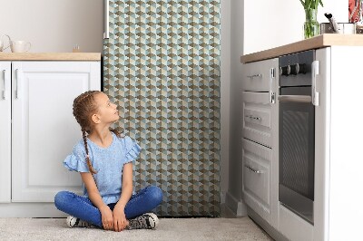 Magnetische bedrukte mat Retro illusie