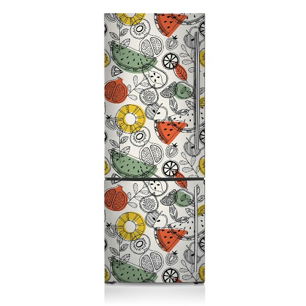 Koelkast magneet Fruitcontouren