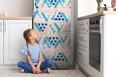 Magnetische bedrukte mat Patroon van driehoeken