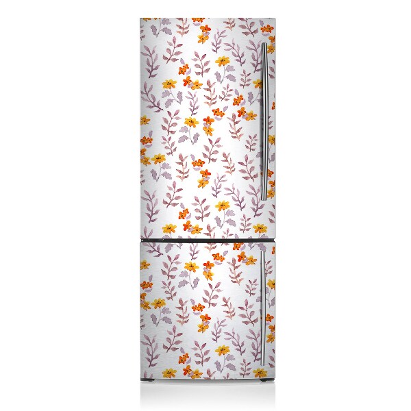 Koelkast magneet Geschilderde bloemen