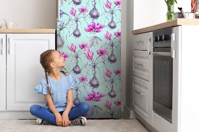 Magnetische bedrukte mat Krokussen met uien