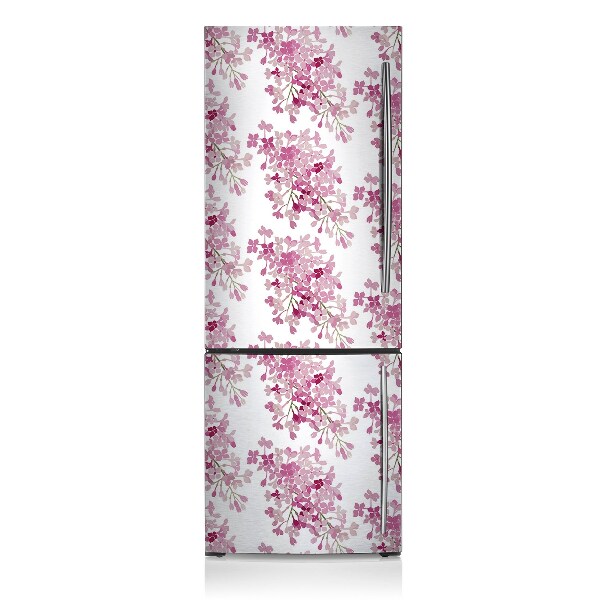 Koelkast magneet Roze bloemen