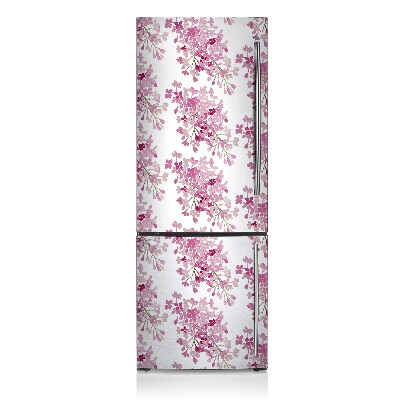 Koelkast magneet Roze bloemen