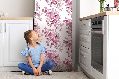 Koelkast magneet Roze bloemen
