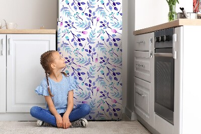 Magnetische bedrukte mat Paarse takken