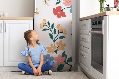 Koelkast magneet Kleurrijke bloemen
