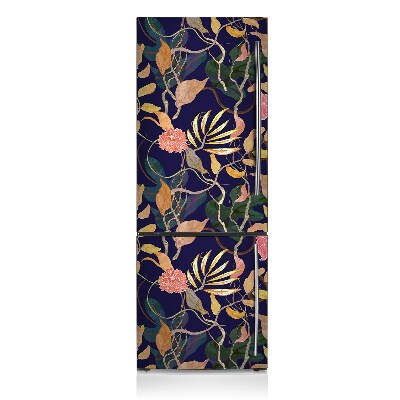 Magnetische bedrukte mat Geschilderde bloemen en bladeren