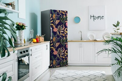 Magnetische bedrukte mat Geschilderde bloemen en bladeren