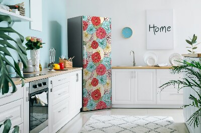 Magnetische bedrukte mat Bloemenpatroon