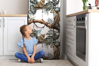 Magnetische bedrukte mat Luipaarden in de jungle