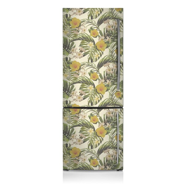 Koelkast magneet Tropische bloemen