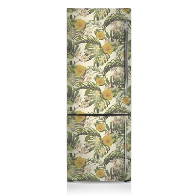 Koelkast magneet Tropische bloemen