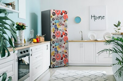 Magnetische bedrukte mat Bloemenpatroon