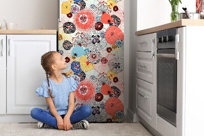 Magnetische bedrukte mat Bloemenpatroon