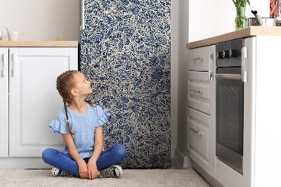 Magnetische bedrukte mat Blauwe bloem