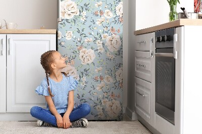 Magnetische bedrukte mat Antieke bloemen