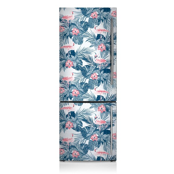 Magnetische bedrukte mat Flamingo's en vlekken