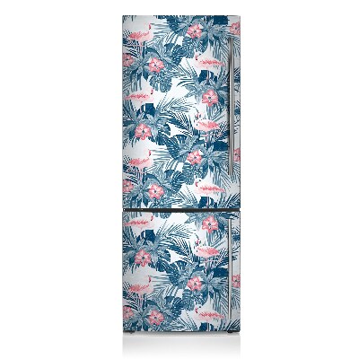 Magnetische bedrukte mat Flamingo's en vlekken