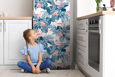 Magnetische bedrukte mat Flamingo's en vlekken