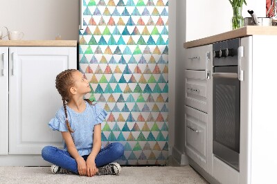 Magnetische bedrukte mat Geometrische driehoeken