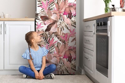 Magnetische bedrukte mat Tropische bloem