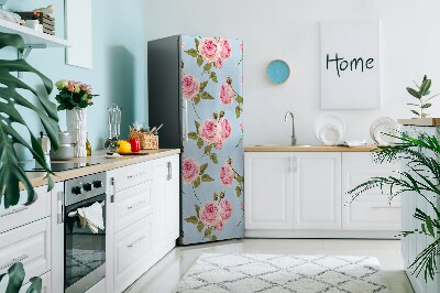 Magnetische bedrukte mat Rozen met bladeren