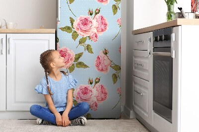 Magnetische bedrukte mat Rozen met bladeren