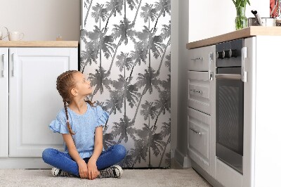 Magnetische bedrukte mat Grijze palm